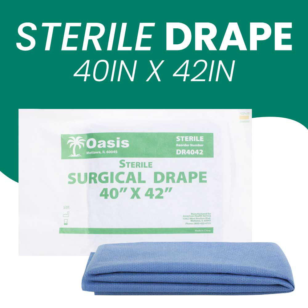 Sterile Surgical Drapes Made of SMS Non-Woven Material, 40in X 42in 10/Box