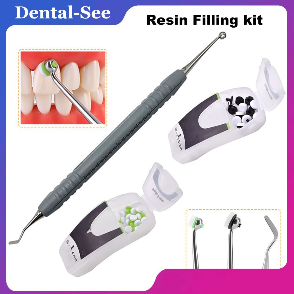 Dental Foam Pads Kit Veneer Composite Resin Filling Spatula Handle Optrasculpt