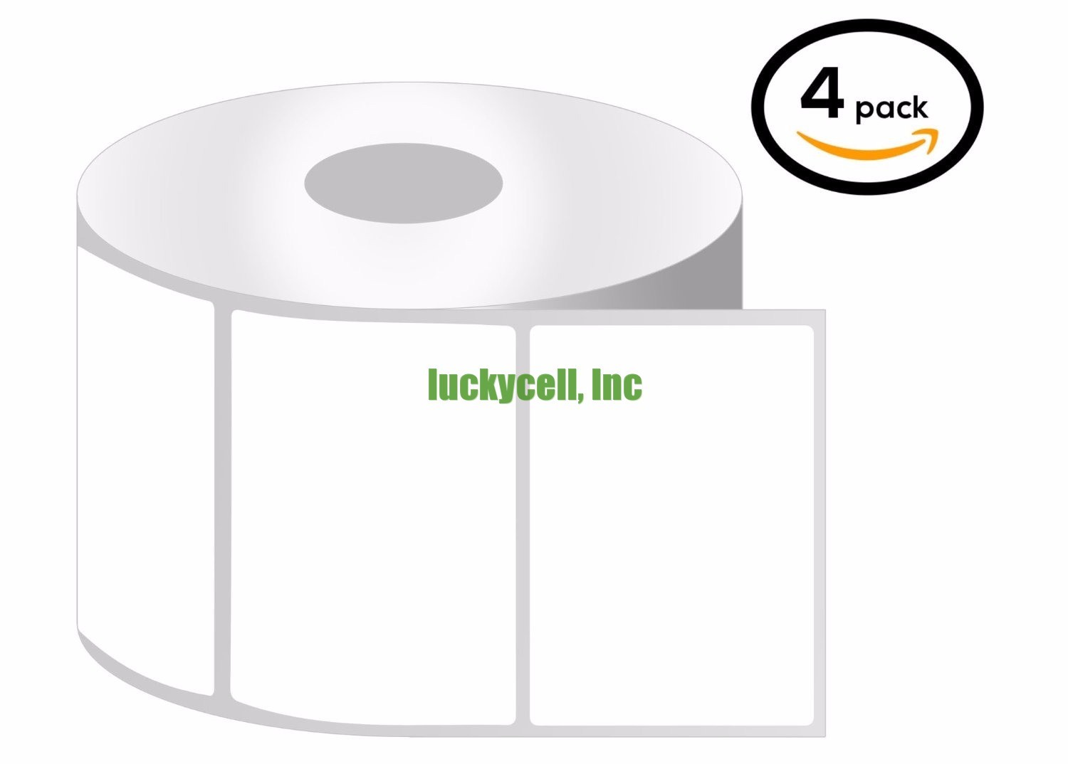 6 Rolls 750 Labels Per Roll 3″x2″ Direct Thermal Labels for Zebra Rollo Printers