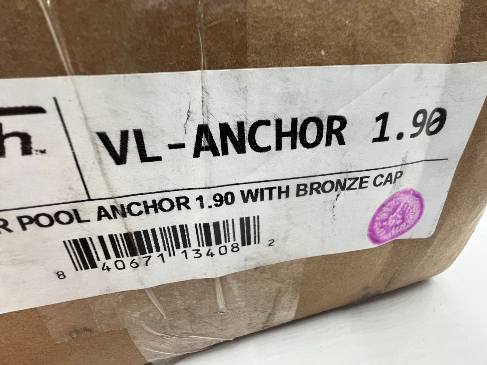 S.R.Smith VL-ANCHOR 1.90 SR Smith 6″ Vinyl Liner Pool Anchor w/ Bronze Cap, PVC