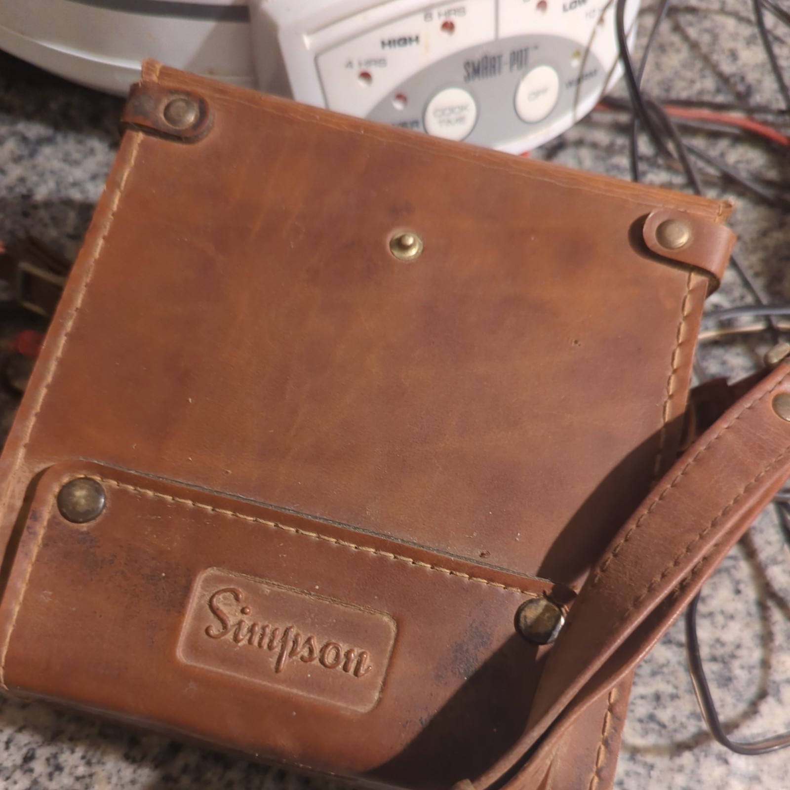 Simpson Digital Multimeter Model 461 Leather Case & manuel