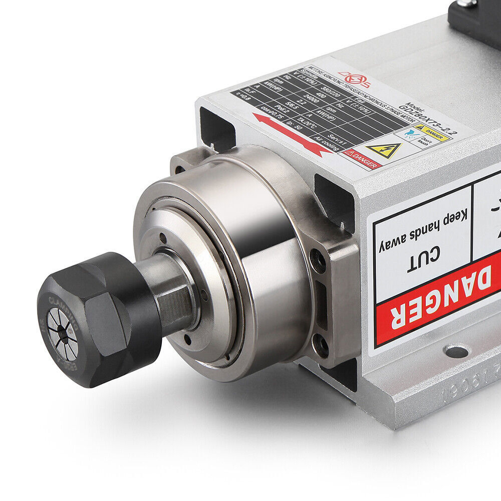 Flange Spindle Motor Air-cooled 1.5kw/2.2kw/3.5kw/4.5kw/6/7.5KW CNC Woodworking