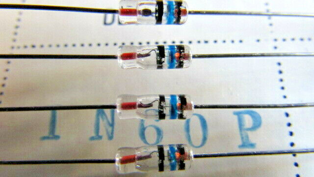 1N60P SGS-Thomson / ST Microelectronics Germanium Diodes 40V 20MA DO-35 (12/PAK)