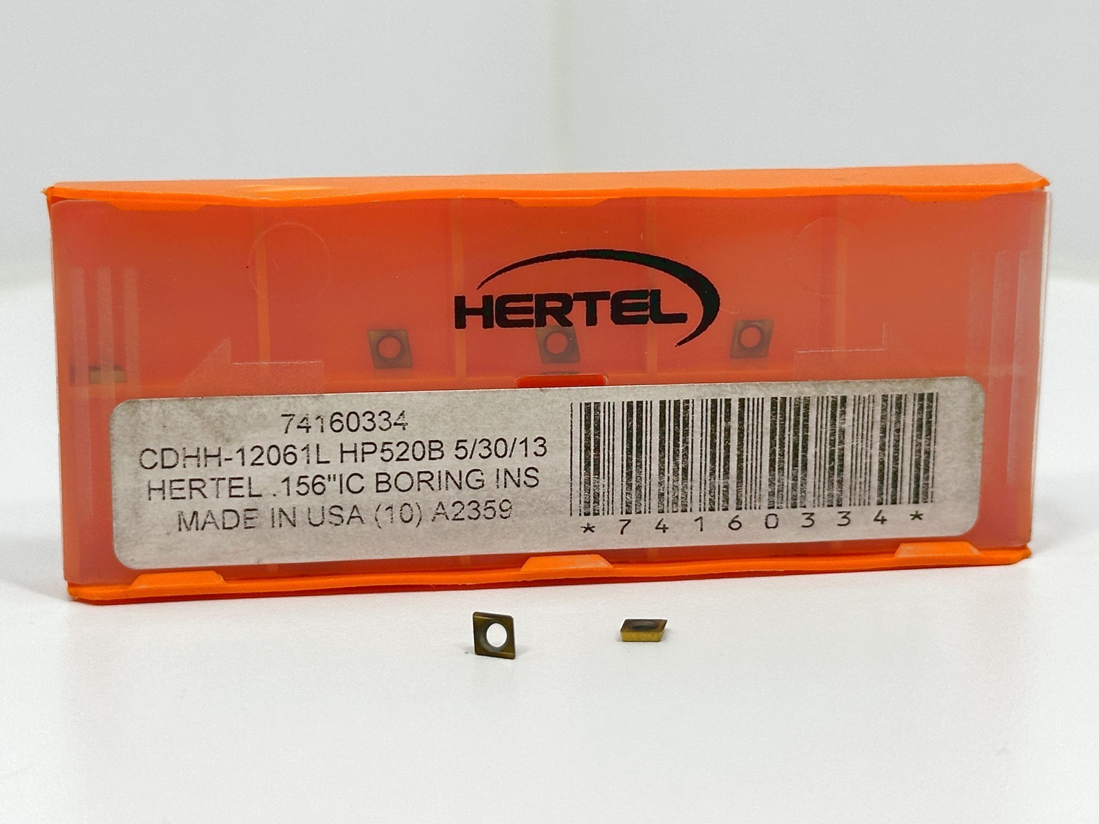 HERTEL CDHH-12061L New Carbide Inserts Grade HP520B 9pcs