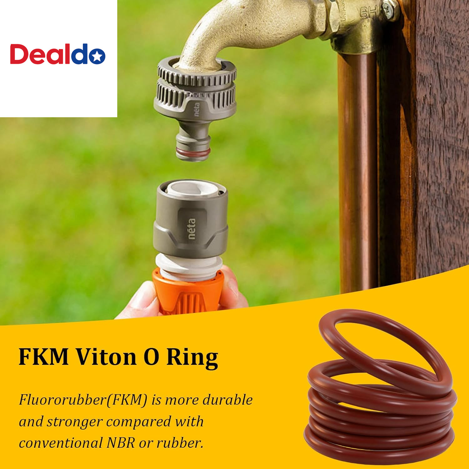 396 PCS SAE FKM Viton O Ring Assortment Kit, 30 Sizes Viton O-Ring Kit, Shore 75