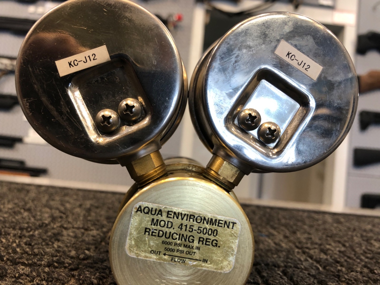 Used Aqua Enviroment reducing regulator 6000 input, 0 to 5000 output.