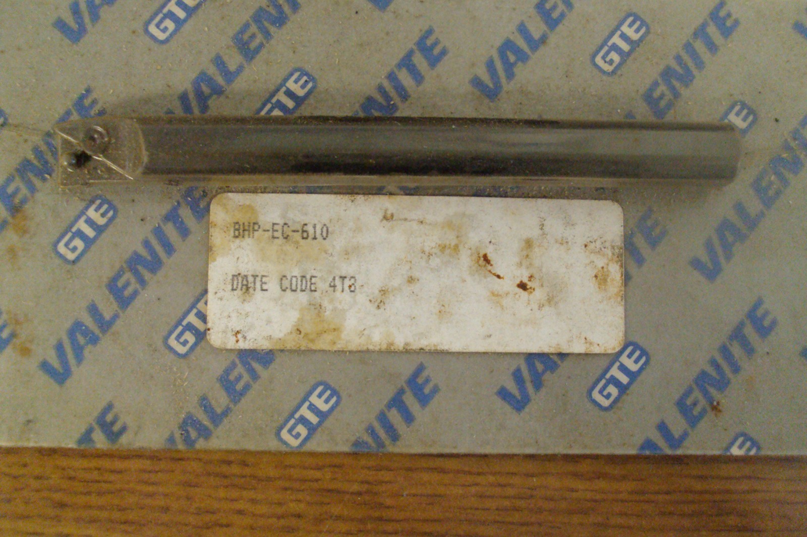 NEW VALENITE 3/8 SHANK DIA P/N BHP-EC-610 4″ OAL INDEXABLE BORING BAR .375 CNC
