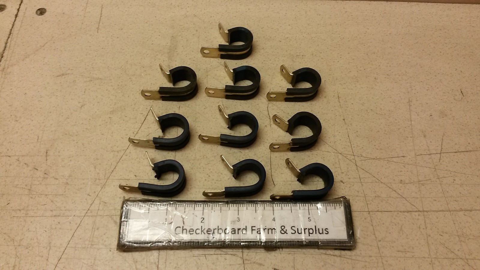 Qty-10 Umpco 5/8″ Cushioned Loop Clamps MS21919-WDG10 Wedge Adel 5340005846556