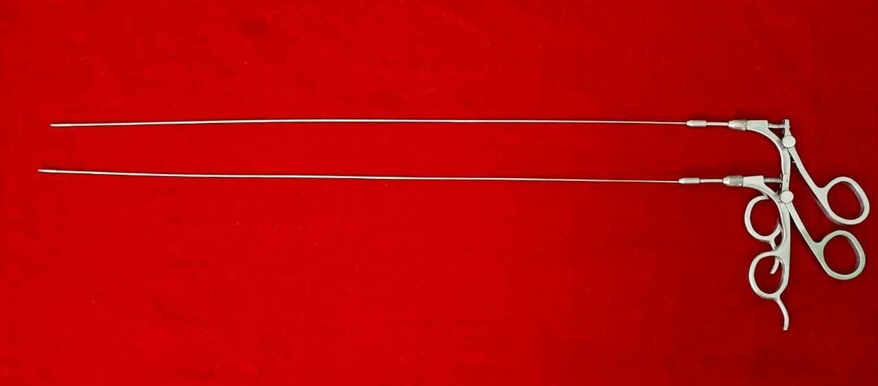 Hysteroscopy Semi Rigid Scissor 5fr 40cm Reusable Surgical Instruments – 2pc