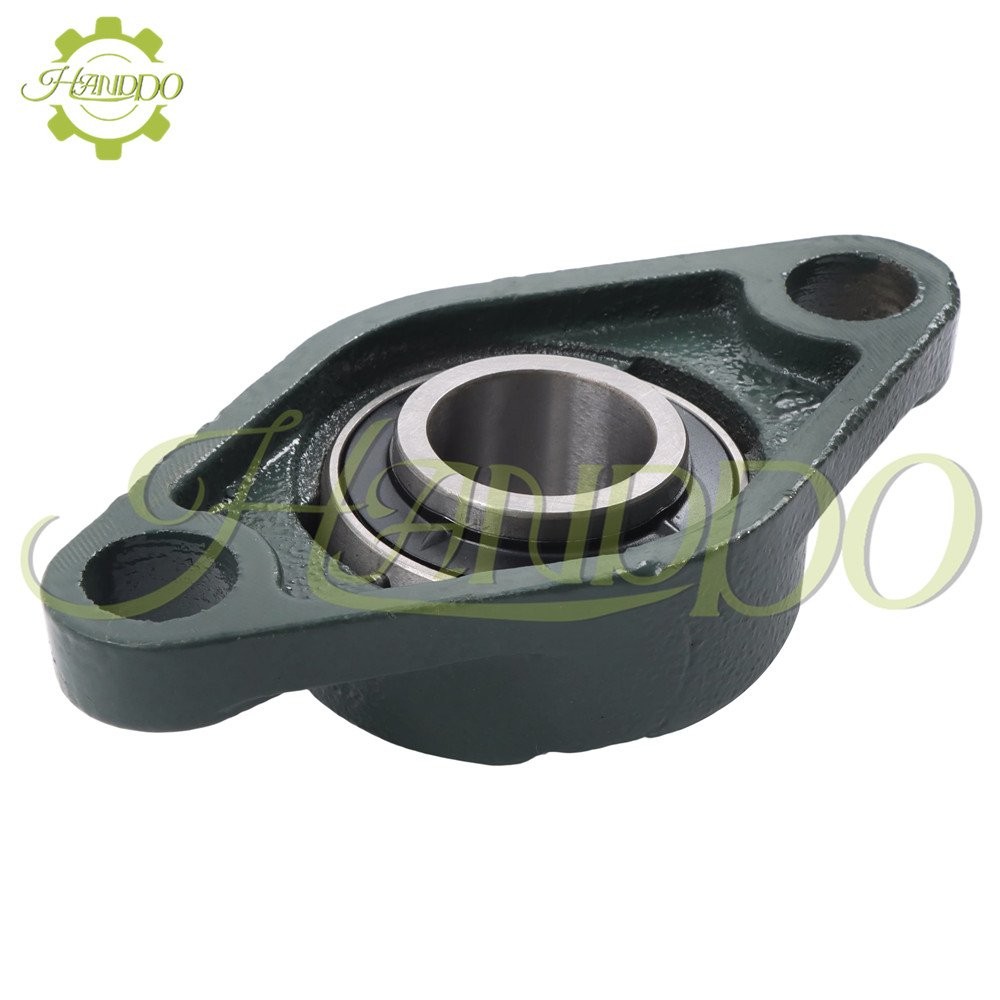 10Pcs UCFL205-16 Pillow Block Flange Bearing 1″ Bore Size 2 Bolt Solid Base