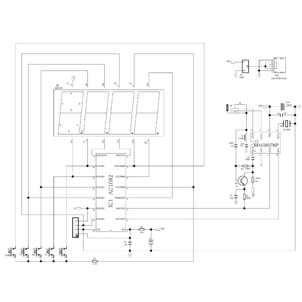 87MHz-108MHz Stereo Receiver Wireless Module AM FM Radio DIY Electronic Kits