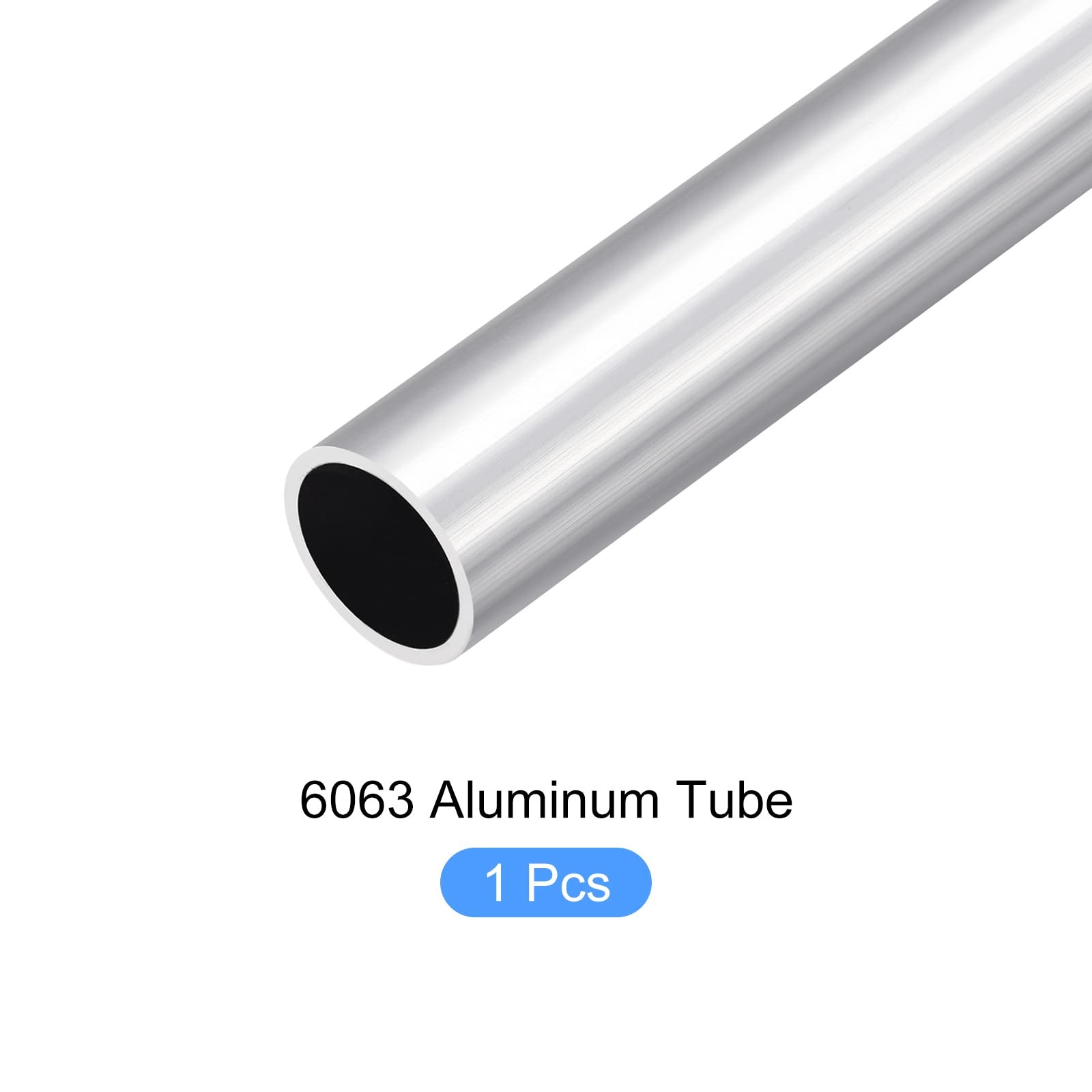 METALLIXITY 6063 Aluminum Tube (25mm OD x 21mm ID x 300mm L), Aluminum Round …