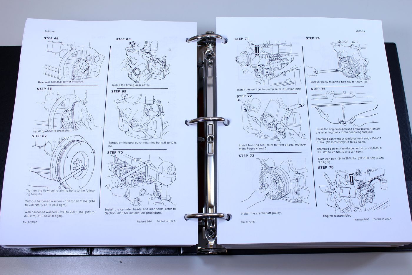 Case 1150D 1155D Crawler Dozer Loader Service Manual Parts Catalog Shop Book