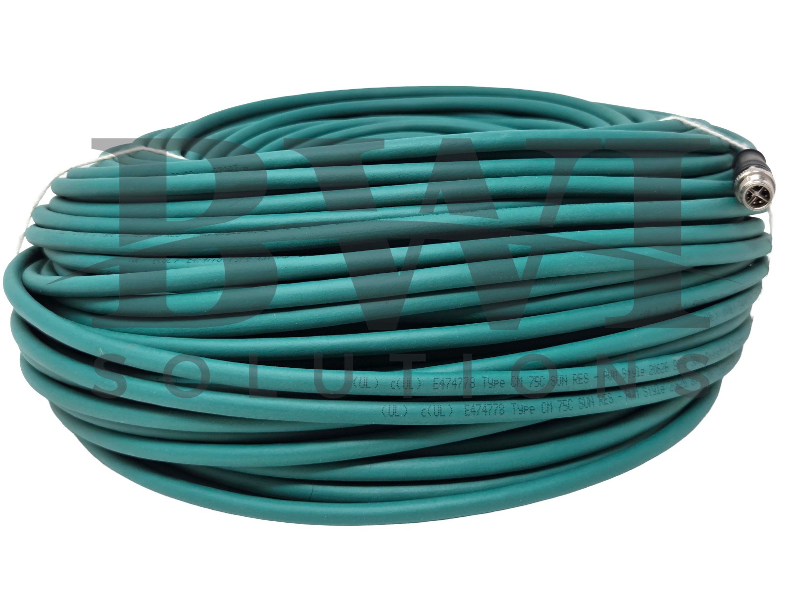 NEW Brad Connectivity Molex 1203410957 M12 CAT6A M/M ST/ST TPE 70M E22E06021M700