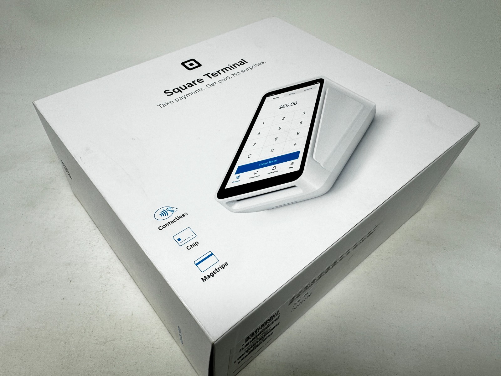 Square Terminal Credit Card Machine White Mobile POS Payment Processing