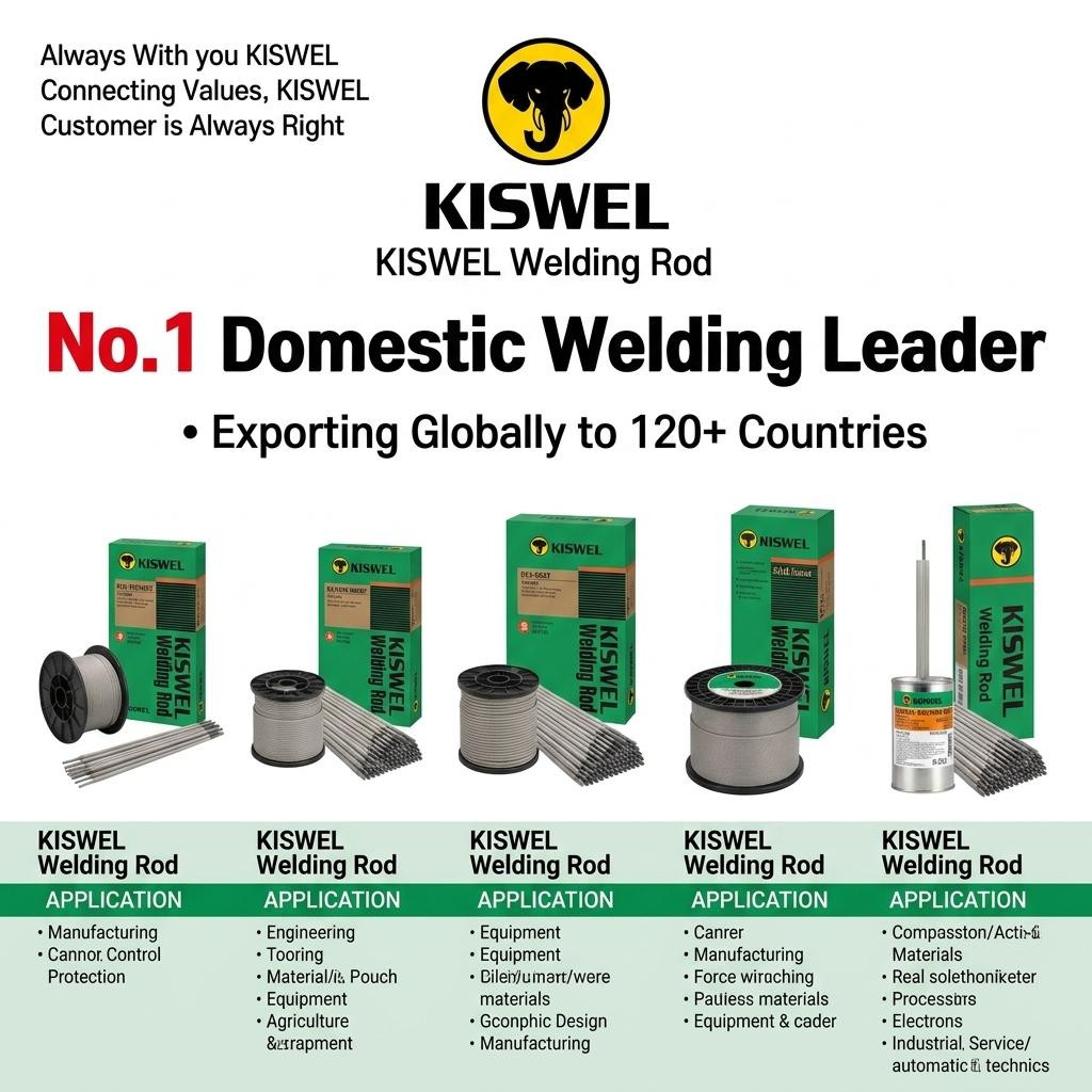 KISWEL KST-309 E309-16 SUS Stainless Arc Welding Rod 2.6mm 2.2lb 1kg 49pcs