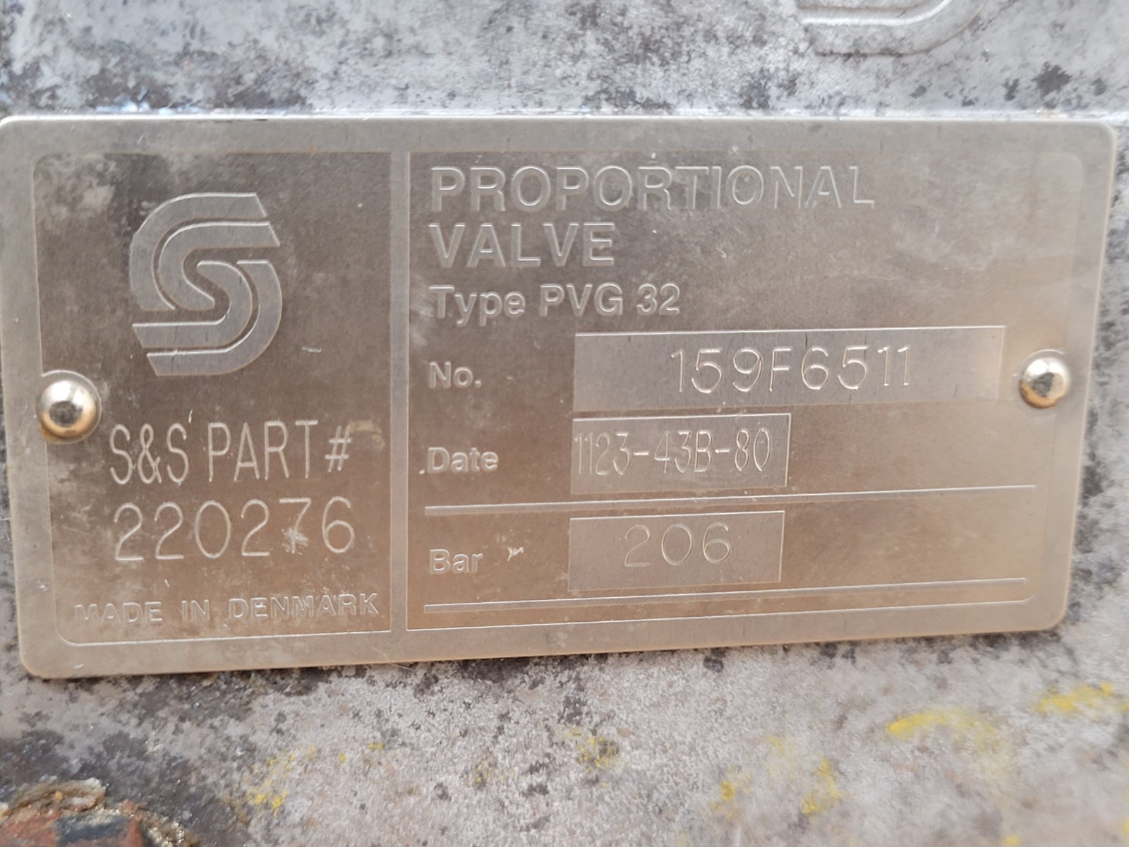 Danfoss PVG 32 4x Manual Hydraulic Valve Block 159F6511 PVG32 [G]