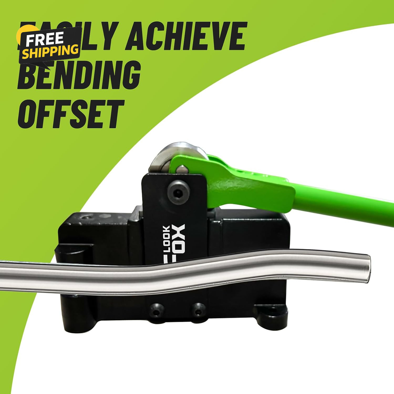 1/2 EMT Conduit Bender Adjustable Offset Electrical Pipe Bending Tool Green