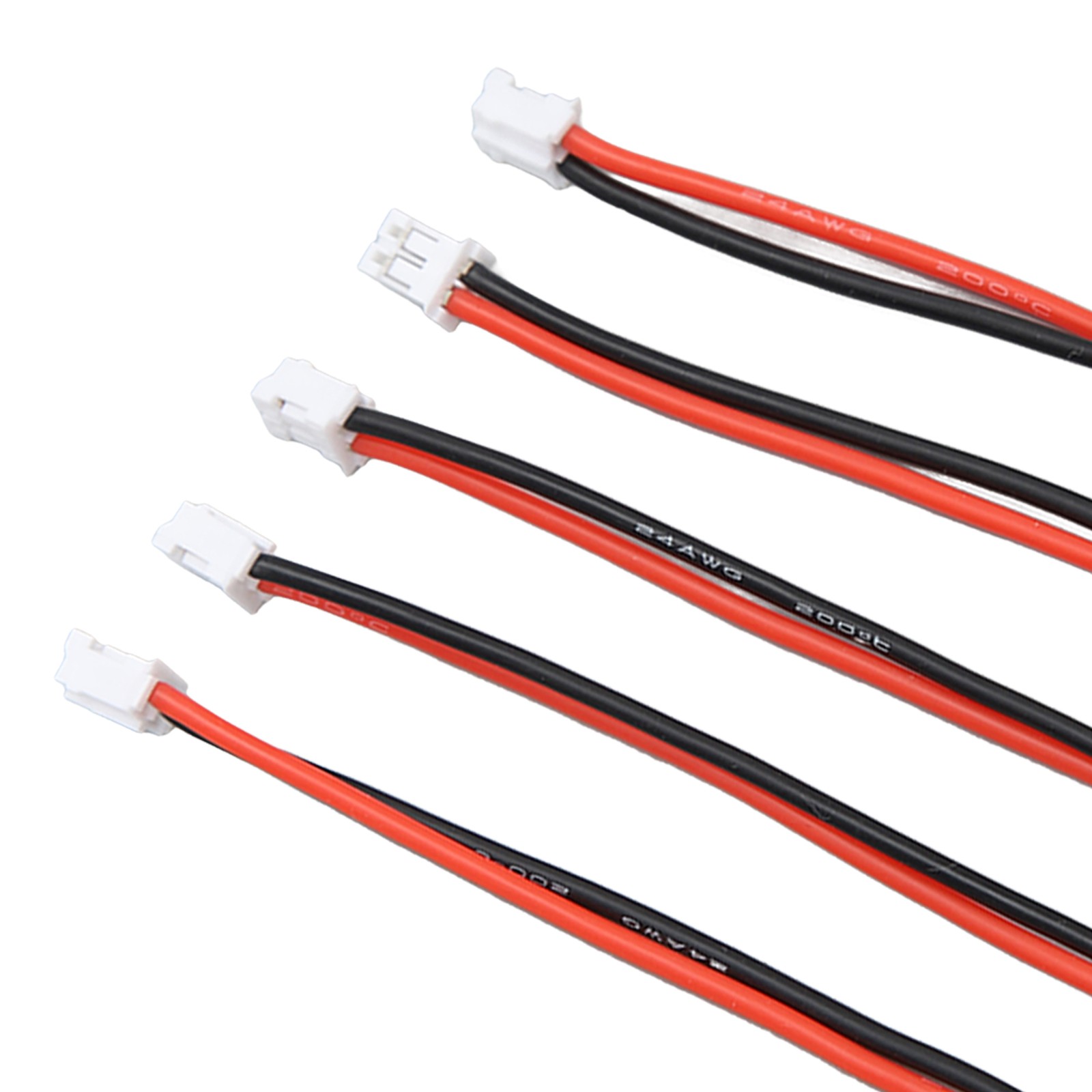 5Pcs PH2.0 2P Battery Adapter Cable For Axial SCX24 1/24 (3.6in)