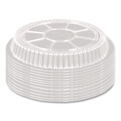 HFA Plastic Dome Lids, Fits Round Pan 2047, 7″ Diameter x 0.88″ h, Clear, 500/CT