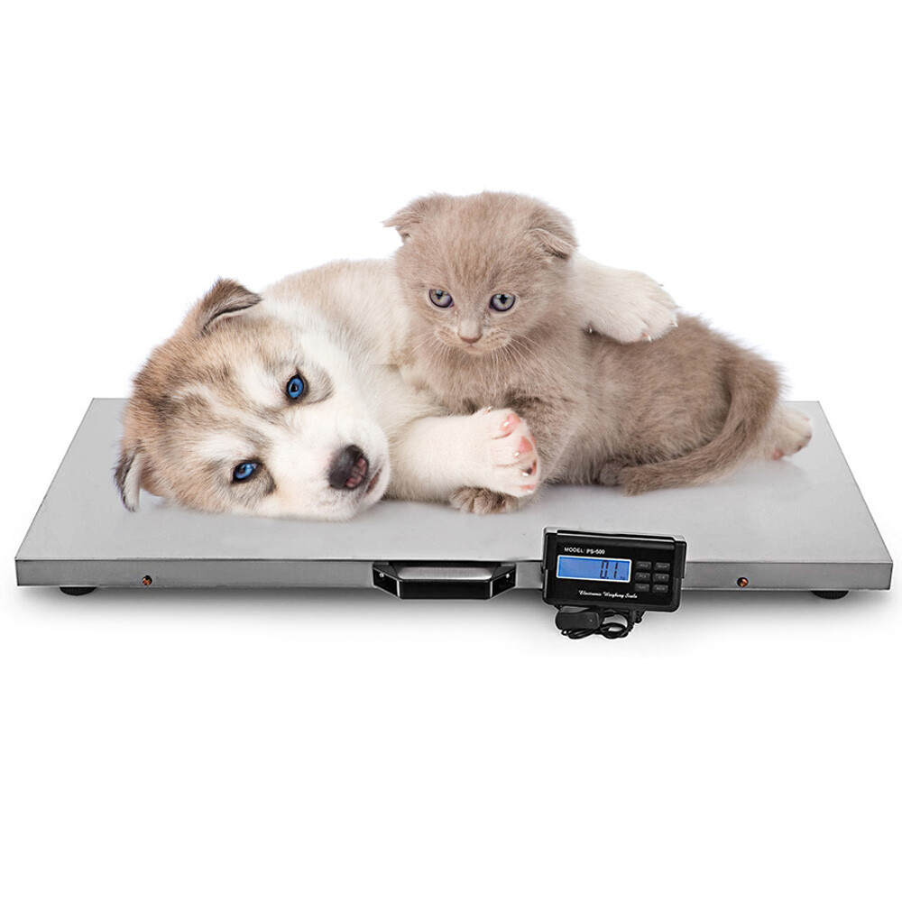 1100 Lbs Heavy Duty Digital Livestock Vet Scale Hog Pet Dog Sheep Goat Scale US