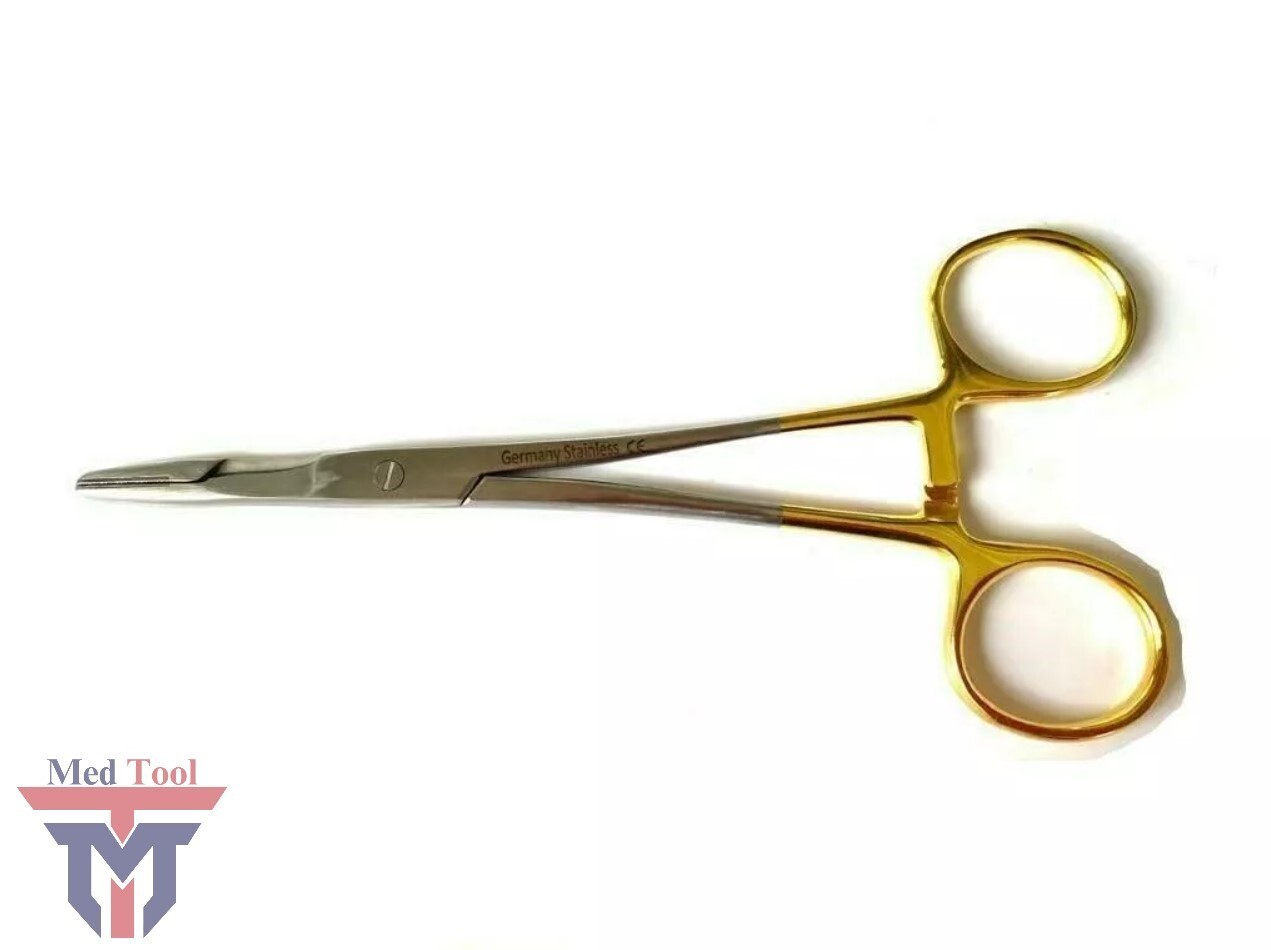 TC Olsen Hegar Suture Needle Holder 5.5″ GERMAN STAINLESS CE Dental Surgical Vet