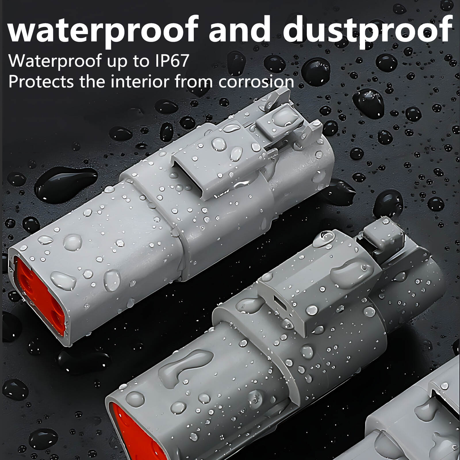 DEUTSCH DT SERIES MULTI PLUG WATERPROOF CONNECTOR 2 3 4 6 8 12PIN MALE & FEMALE