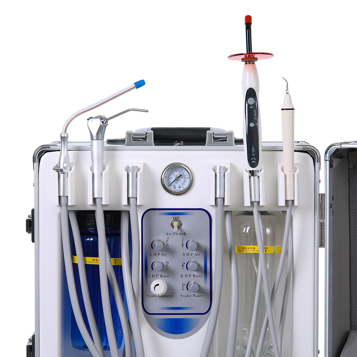 Mobile Dental Delivery Unit +Curing Light/ Dental Folding Chair Air Turbine Unit