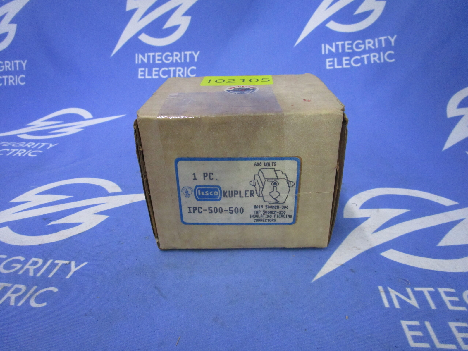 NIB ILSCO INSULATION PIERCING CONNECTORS IPC-500-500 430A 600V 1 Y WARRANTY