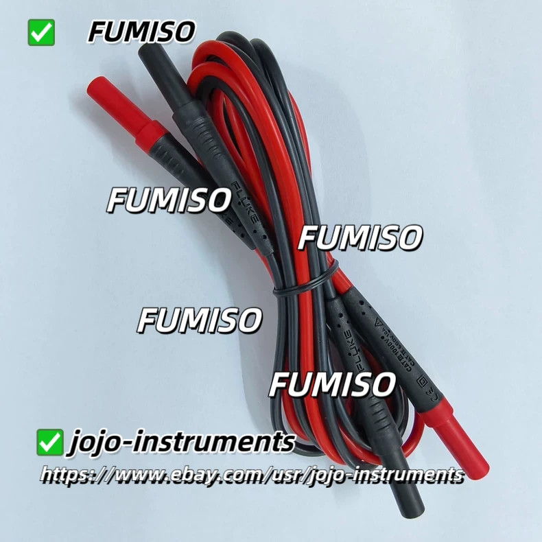 1PCS Fluke TL221 Test Leads,59 In. L,Black/Red 1.5M/5FT FLUKE TL221 #Br*jo