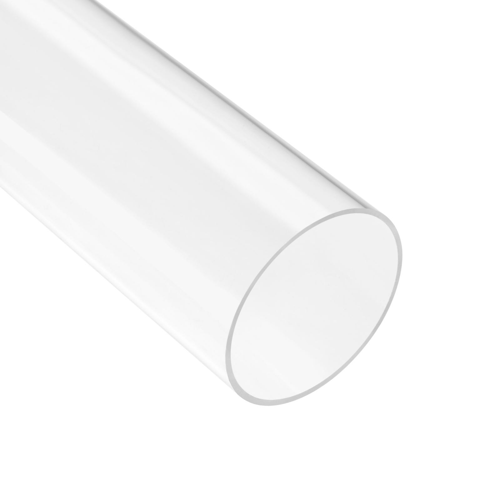 Clear Rigid Acrylic Pipe 115mm ID x 120mm OD x 305mm, 2.5mm Wall Tube