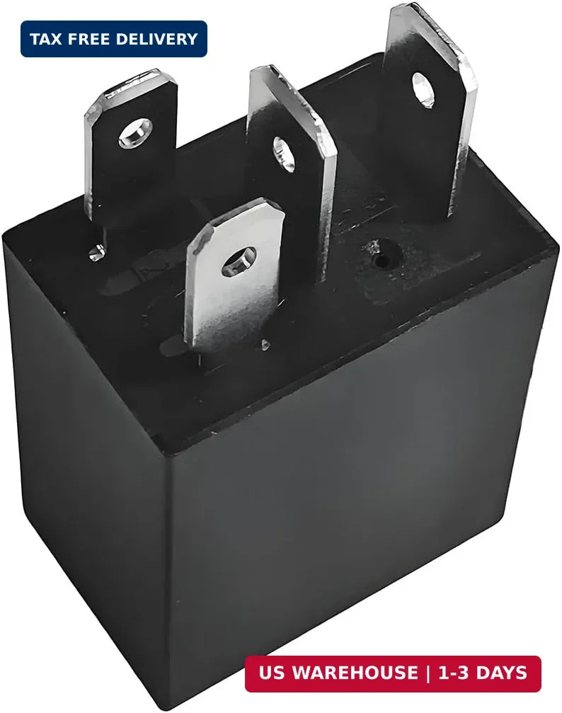 2PCS Car Starter Relay, 4 Pin 12V 30A Waterproof Vehicle Engine Standard Relays,