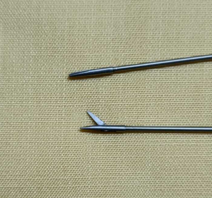 2pc Hysteroscopy Semi Rigid Scissor 5FR 40cm Urology Reusable Instruments