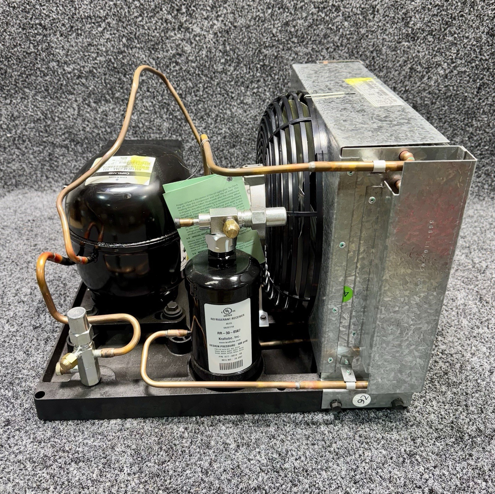 Copeland M6EM-H026-IAA-028 Condensing Unit R404A 448A 449A, M/HBP, 115V, 1 Phase