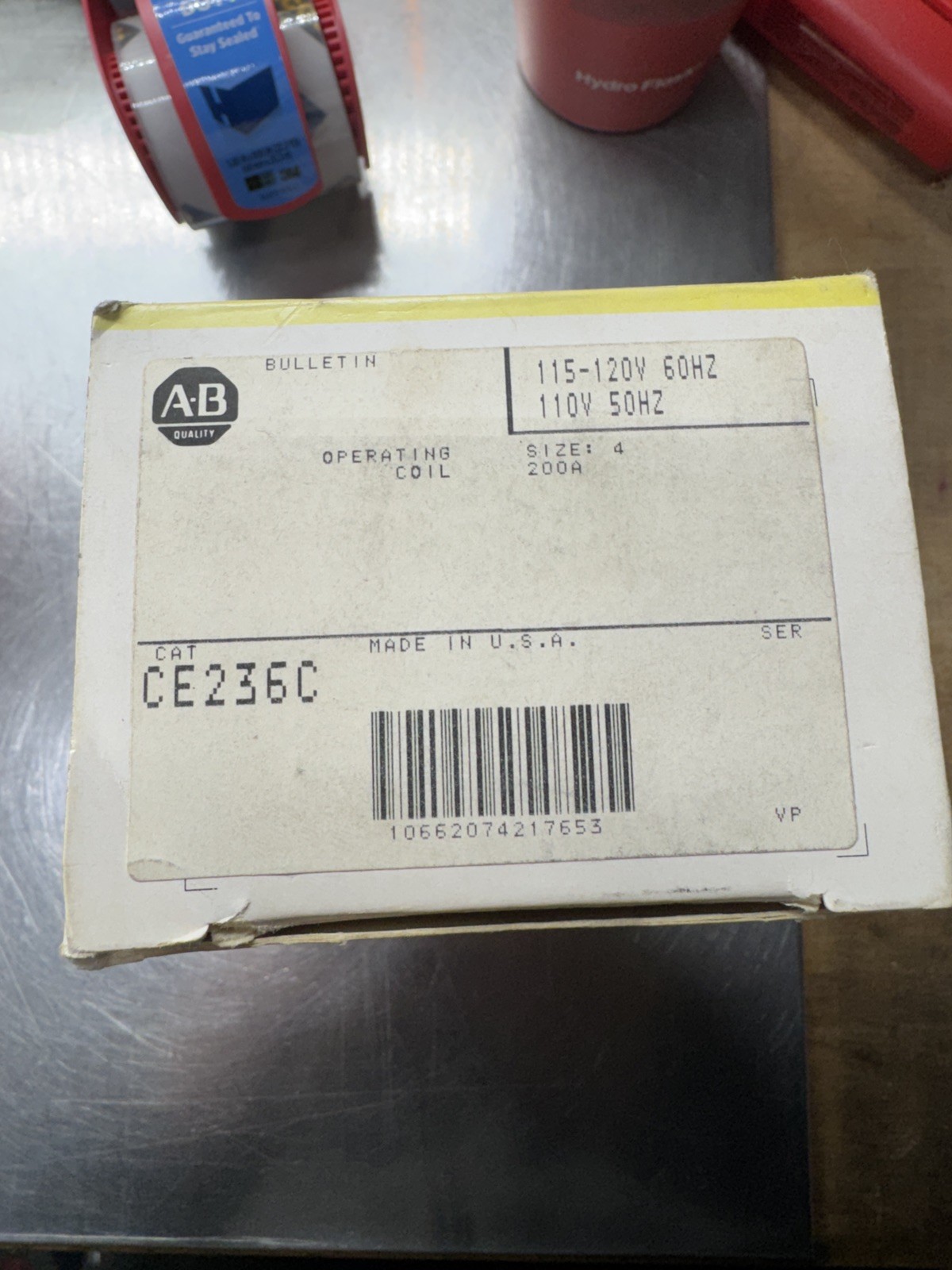 NEW ALLEN BRADLEY CE236C OPERATING COIL 500 SERIES COIL 110V 50HZ 115-120V 60HZ