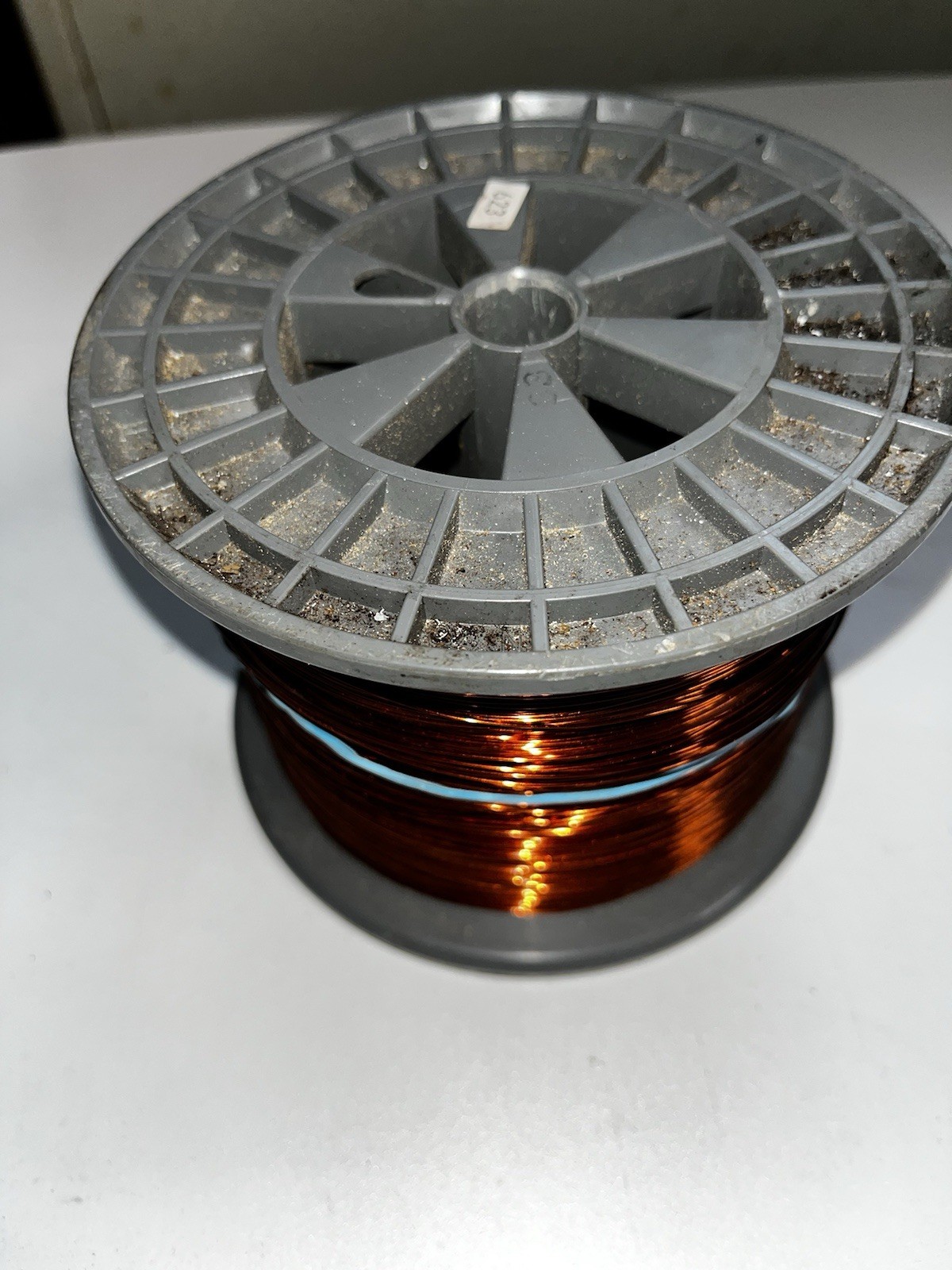 Large Roll of Enameled Copper Magnet Wire 5.6 Lbs Of Copper Wire Clean