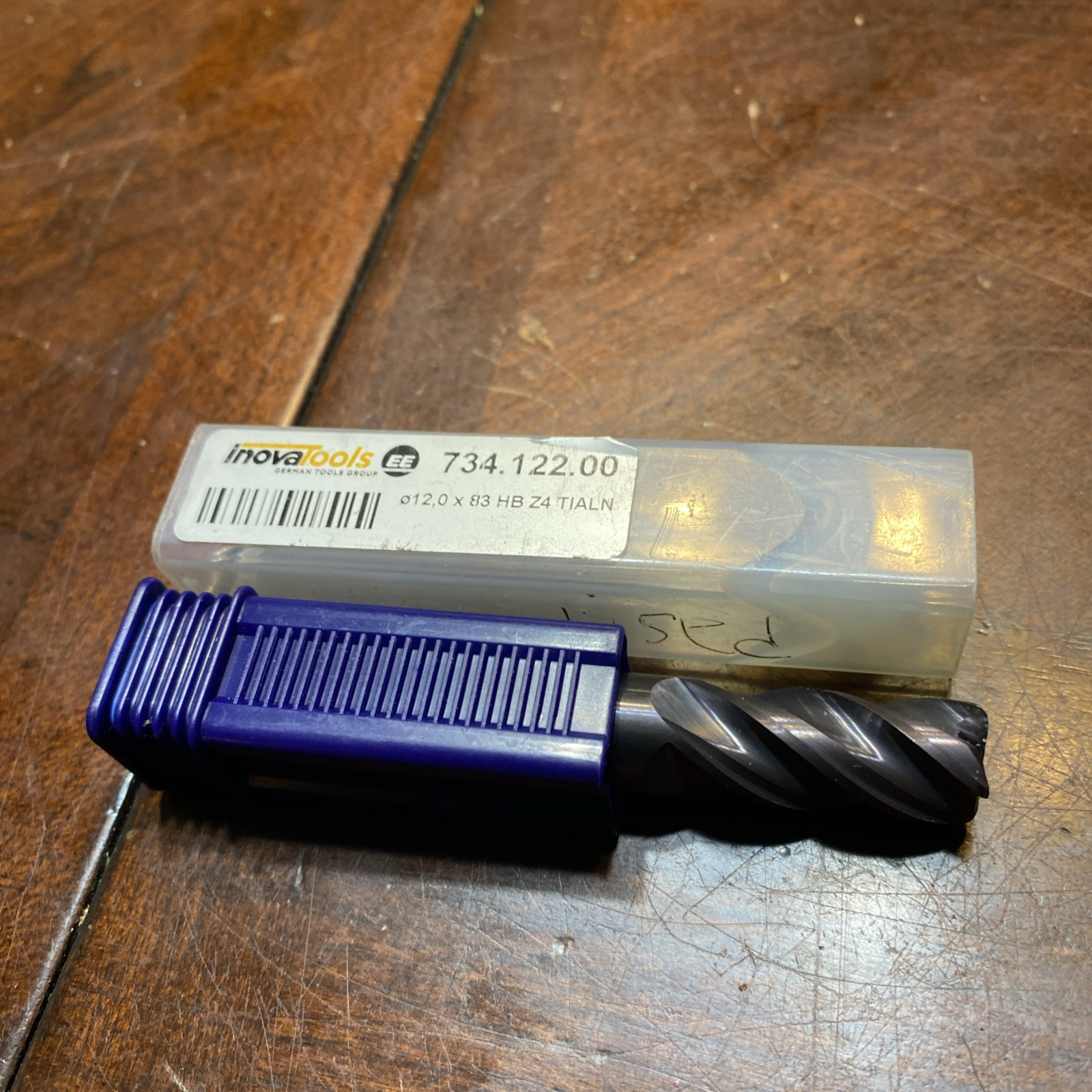 Inova Tools Carbide End Mill 734.122.00 12,0×83 HB Z4 TIALN (D26)