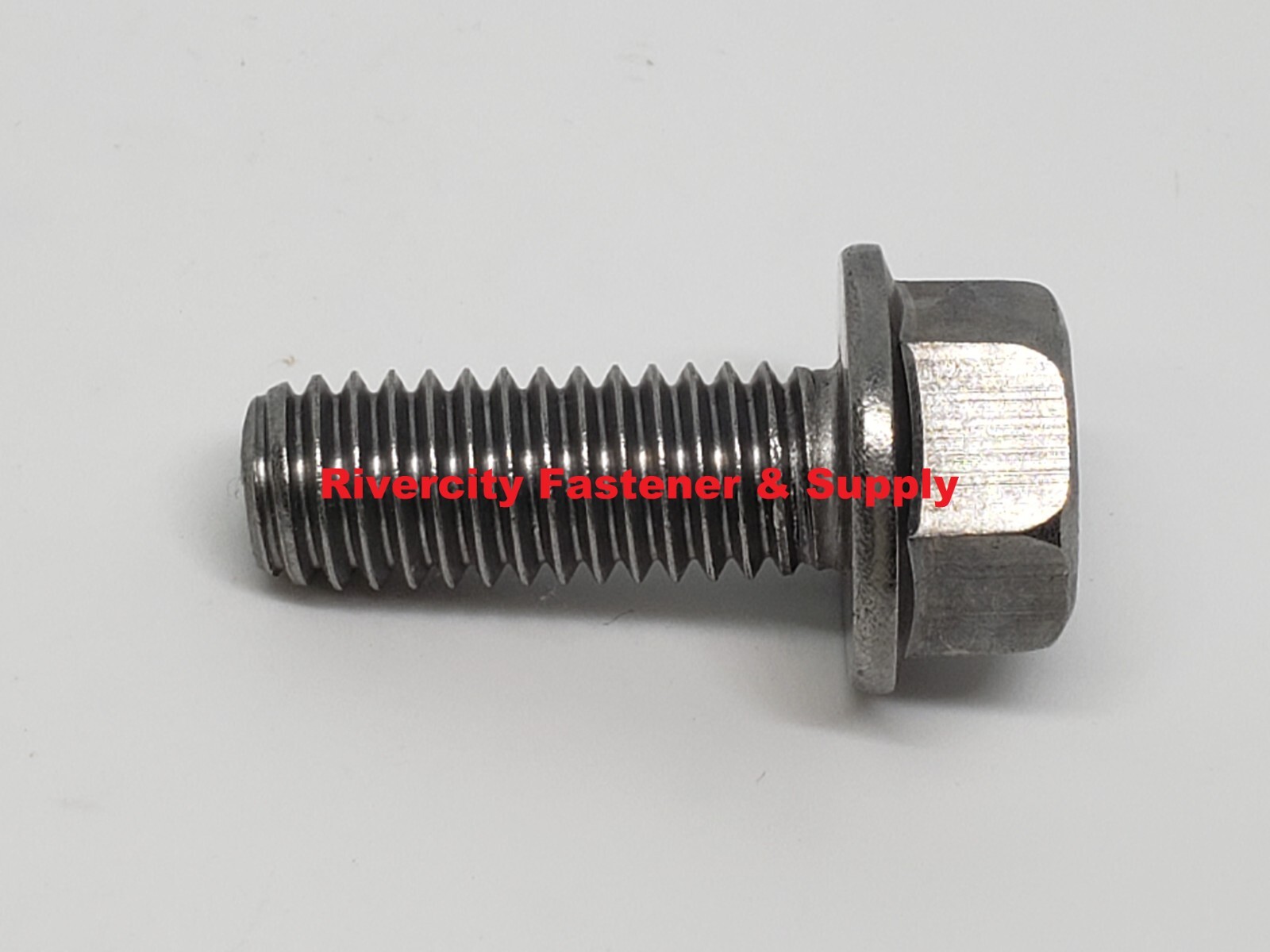 (10) 3/8-16×1 Stainless Hex Head Flange / Bolts 3/8×16 Cap Screws 3/8x16x1 NS