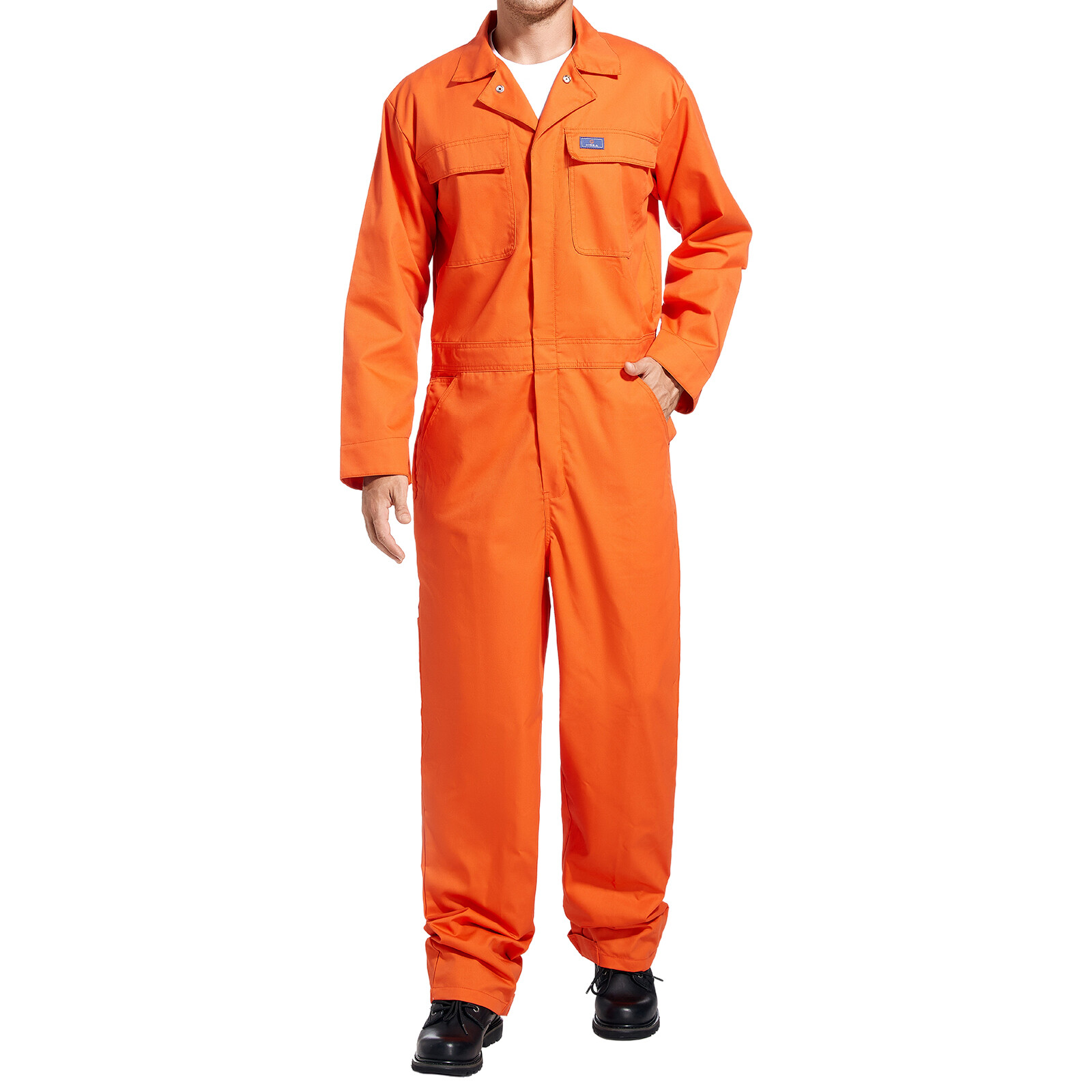 HISEA Men’s Long Sleeve Coverall Workwear Jumpsuit Boilersuit Anti-Stain&Wrinkle