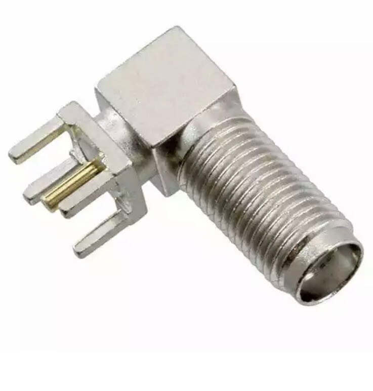 (10 NEW) MOLEX 73251-2201 Gold RF/Coaxial Connector SMA Coaxial Right Angle Jack