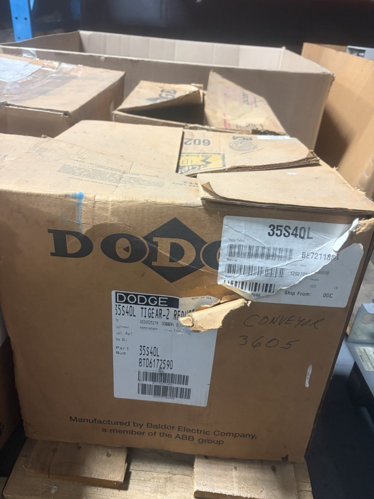 NEW DODGE 35S40L TIGEAR-2 REDUCER