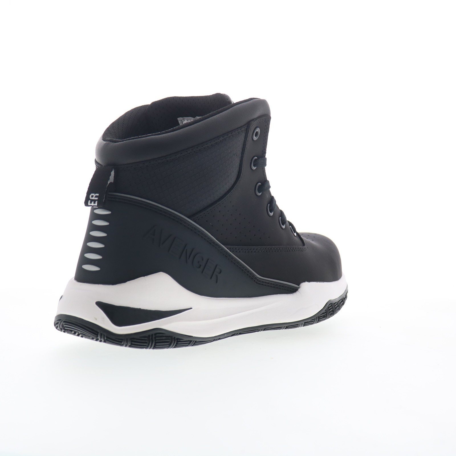 Avenger Reaction Mid Carbon Toe Slip Resistant Mens Black Work Boots