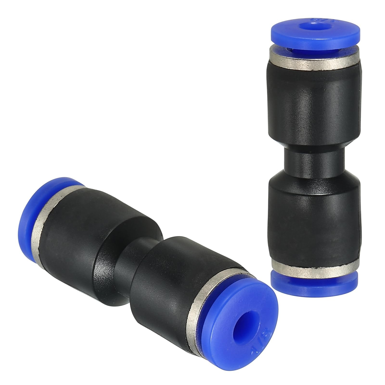 PATIKIL 1/8 Inches Push to Connect Fittings, 10Pcs Plastic Air Line Hose Fitt…