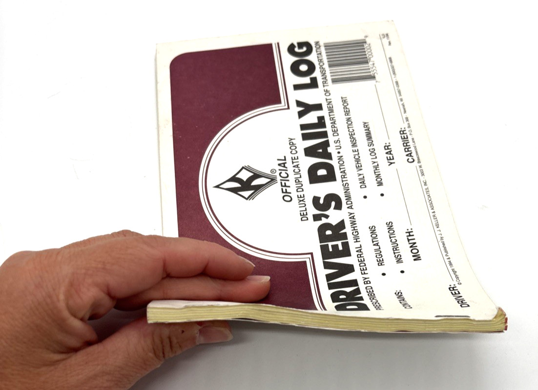 Gordon Trucking Sumner Washington Driver Daily Log Book-UN-USED-FAST SHIPPING