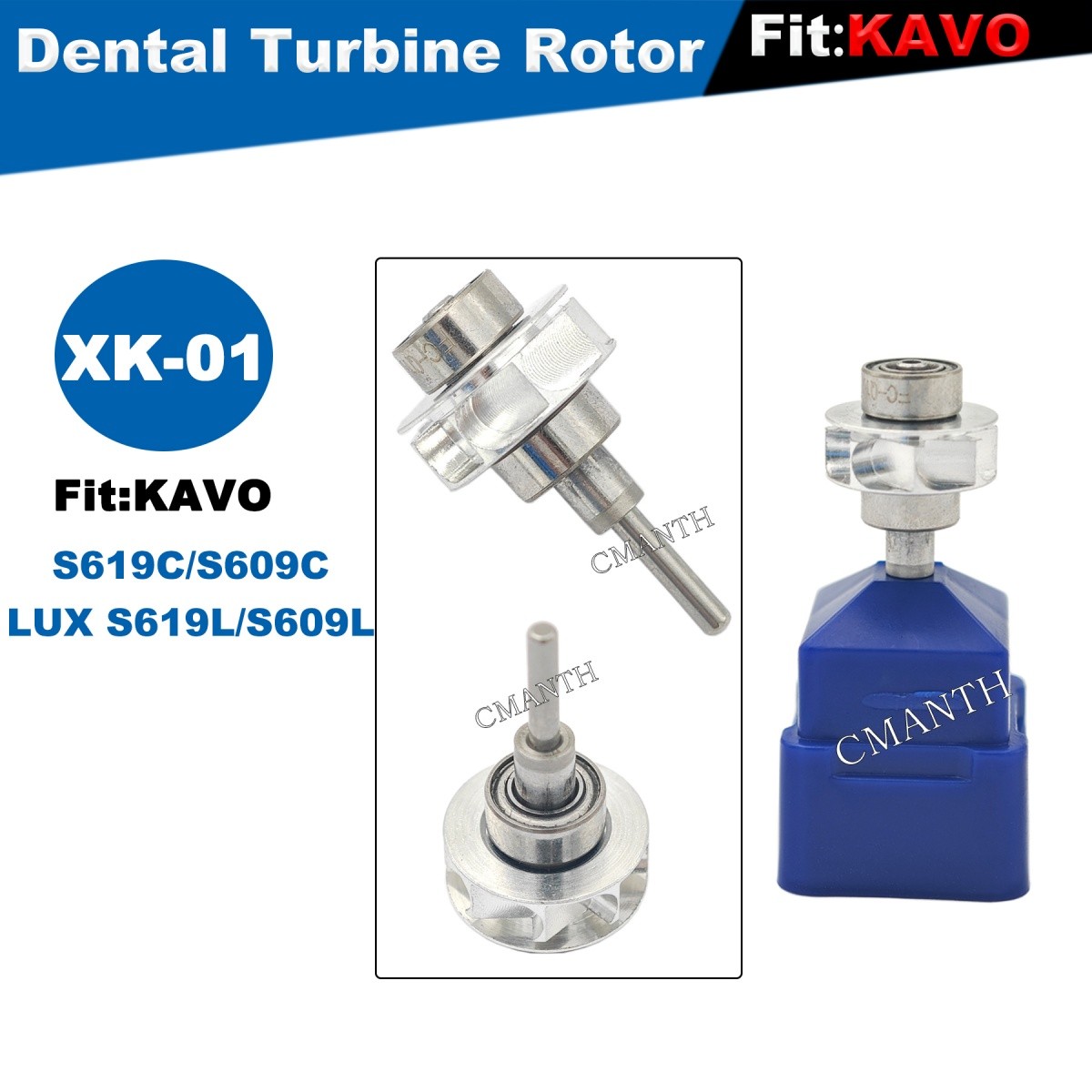 Fit KAVO S619C/S609C/S619L/S609L High Speed Turbine Cartridge Rotor Accessories
