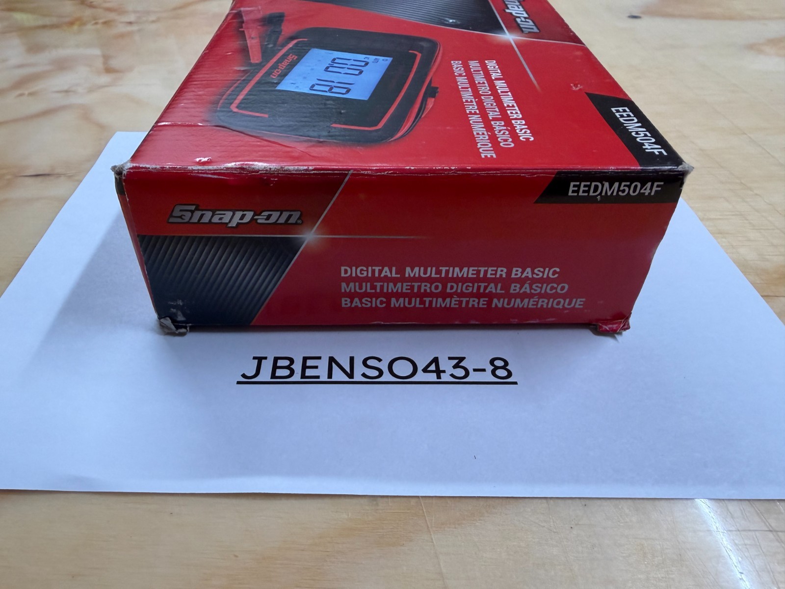 Snap-on Tools NEW True-RMS Daylight Basic Digital Multimeter EEDM504F