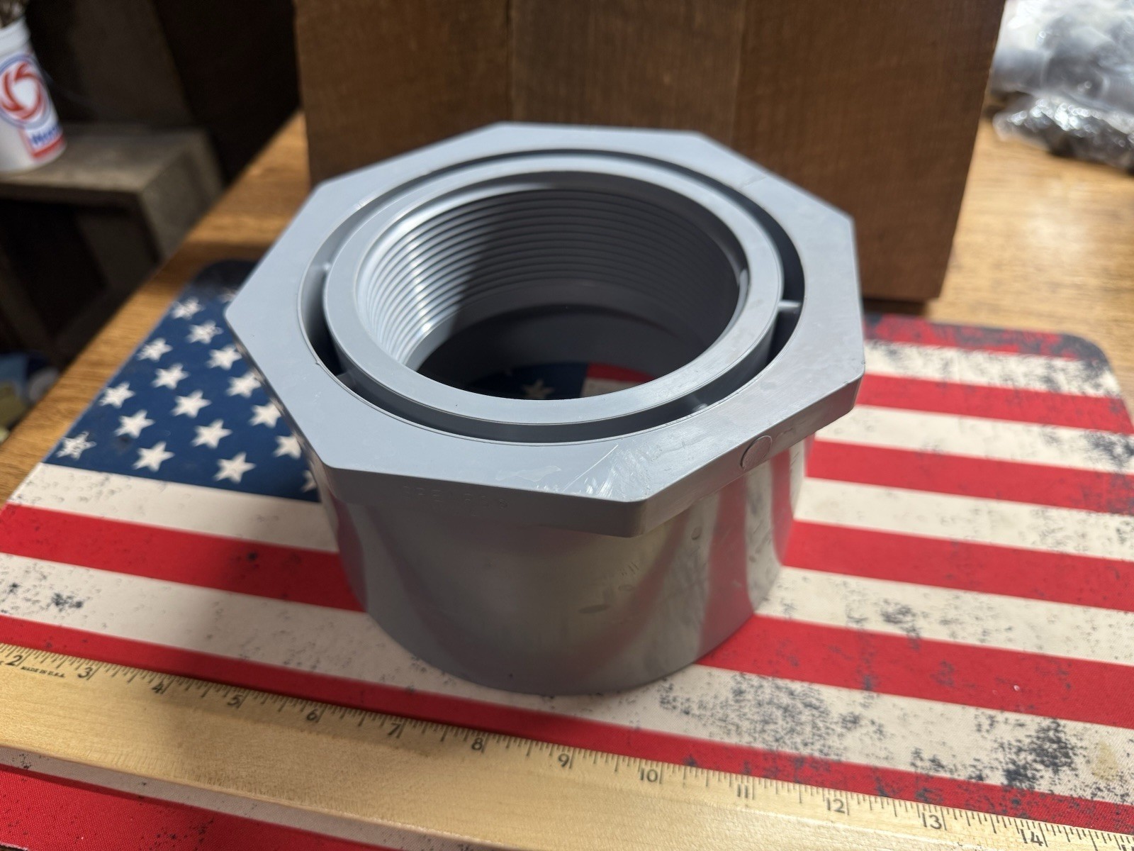 Spears 838-532C, 6” x 4” Sch80 CPVC Reducing Bushing Spigot x FPT, NEW Plumbing