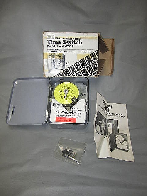 Sears Electric Water Heater Heavy Duty Time Switch Electrical Timer Model: 5898