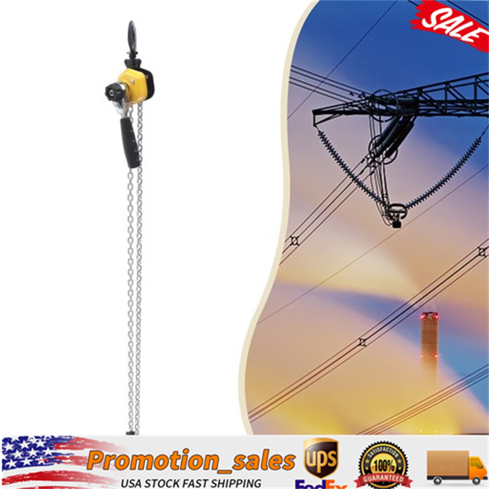 Small Lever Block Chain Hoist Ratchet Type Come Along Puller 5 FT Lift 0.25 Ton