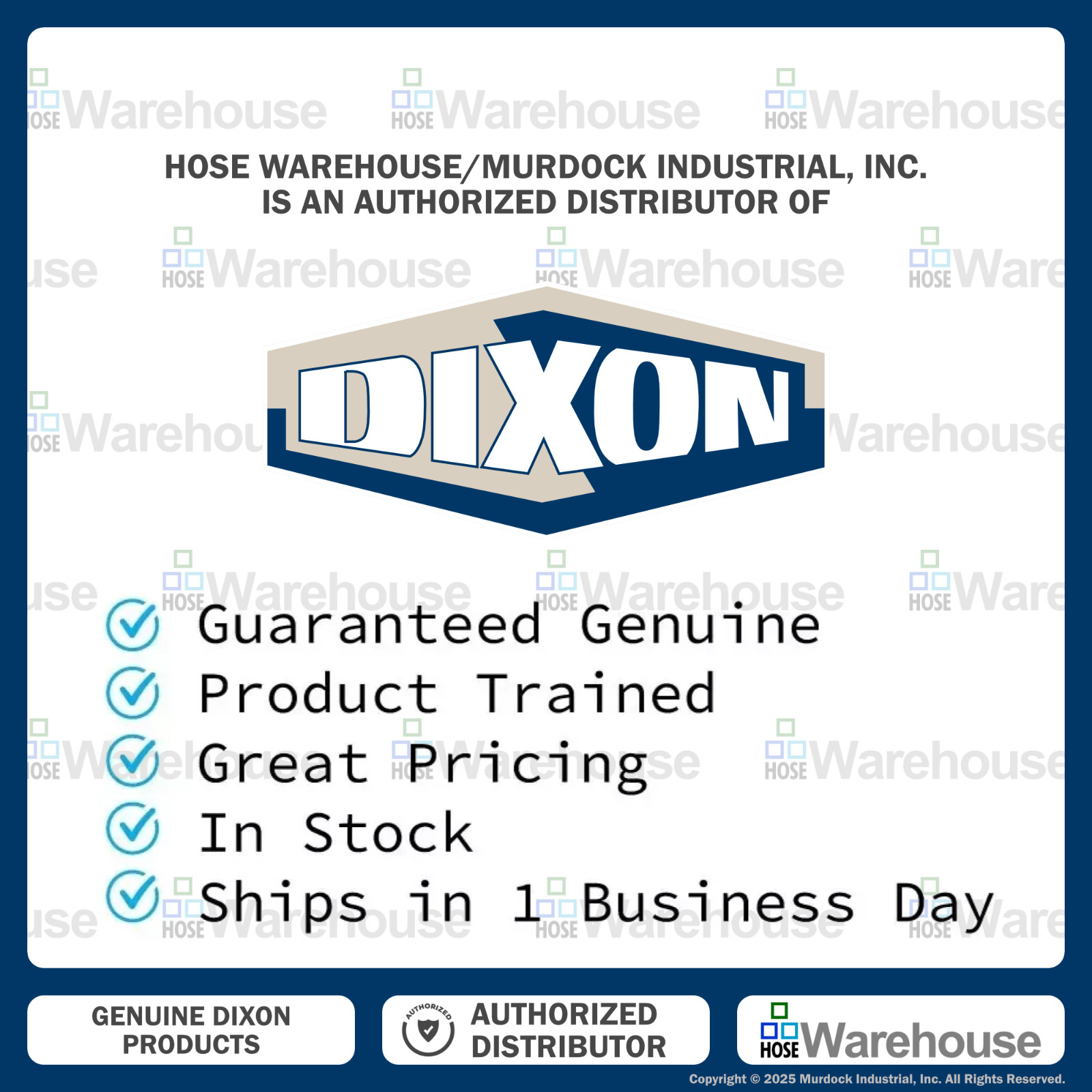 Genuine Dixon H-Series 1″ ISO-B Kit – 8HF8, H8F8, & (2) 8HDP-H8DC – 4000 PSI
